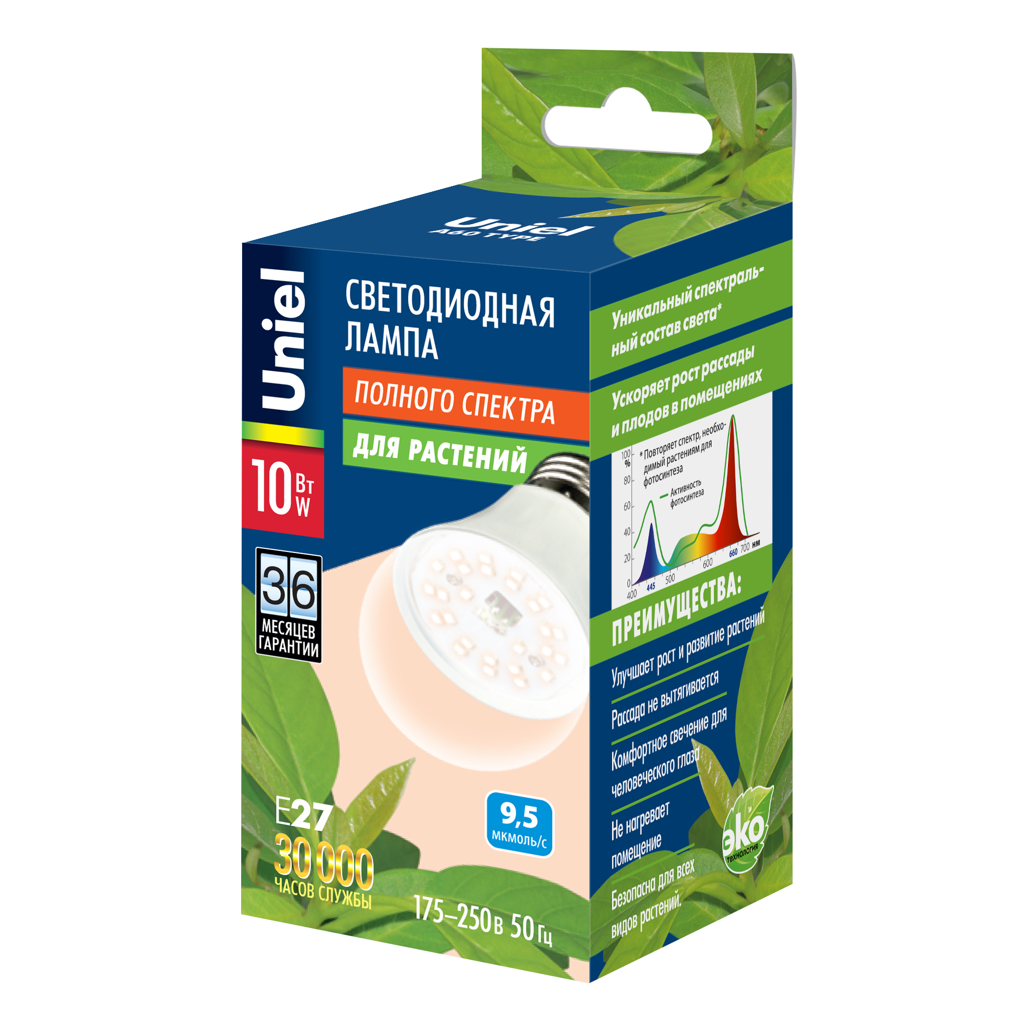 LED-A60-10W/SPFR/E27/CL PLP01WH